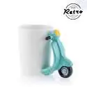 Tasse rétro scooter - Mug scoot vespa pour café et thé