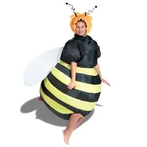 Déguisement d'abeille gonflable costume avec chapeau