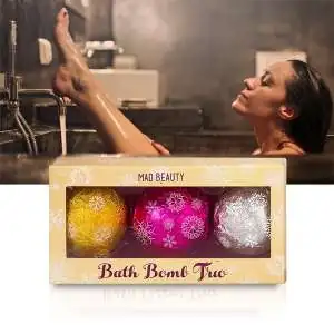 3 Boules effervescentes pour le bain parfumées