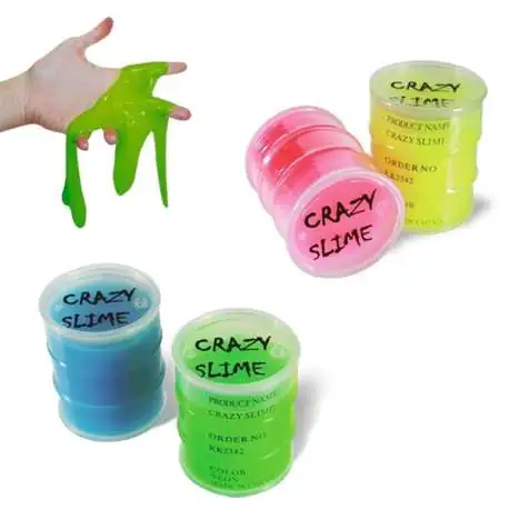 Slime Fluo en pot de pâte Gluant