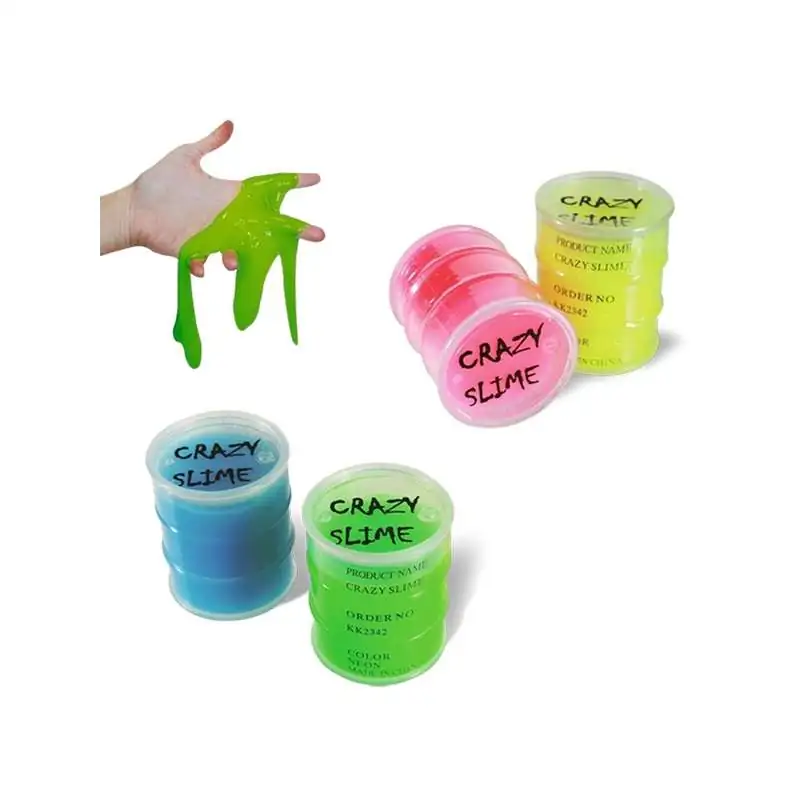 Slime Fluo en pot de pâte Gluant - Totalcadeau