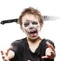 Déguisement serre-tête couteau illusion d'optique Halloween