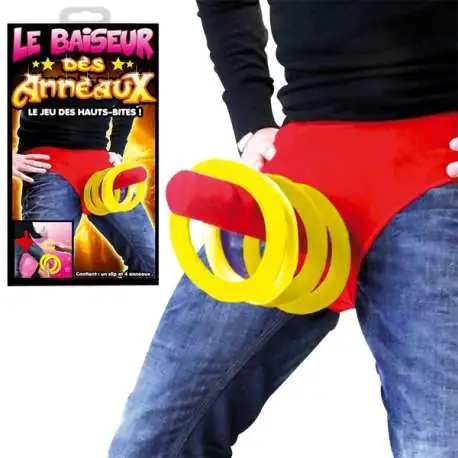 Slip avec bâton pour jeu humoristique coquin