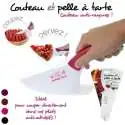 2 en 1 Couteau à pâtisserie et pelle à tarte anti-rayures