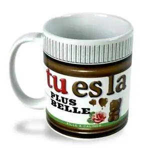 Tasse humoristique tu es la plus belle - Mug parodie