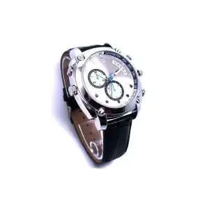 Montre avec caméra espion HD 1080P 8Go Vision nocturne waterproof