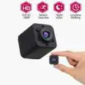 Mini Camera espion Full HD 1080P vision nocturne noire