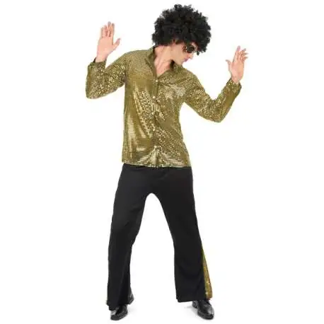 Costume pour homme style disco déguisement paillettes année 80 - Totalcadeau