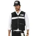 Costume agent du FBI déguisement avec casquette FBI