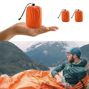 Sac de couchage de survie étanche et thermique