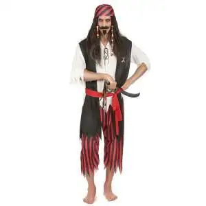 Costume de pirate pour homme déguisement des Caraïbes