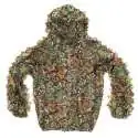 Tenue de camouflage imitation feuilles mortes 1 veste et 1 pantalon