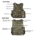 Veste tactique multipoches camouflage gilet