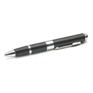 Stylo avec caméra espion HD 720P gris noir