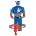 Costume Captain America gonflable déguisement de super héros