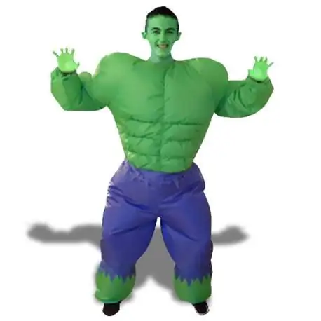 Deguisement Hulk gonflable costume super heros