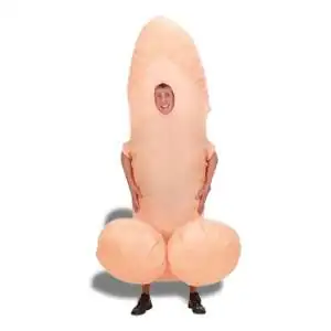 Costume épatant de zizi gonflable déguisment penis