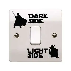 Sticker pour commutateur de lumière Star Wars