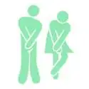 Stickers pour Toilettes homme et femme Fluorescents