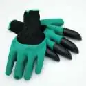 Gants de Jardinage avec griffes en caoutchouc et polyester