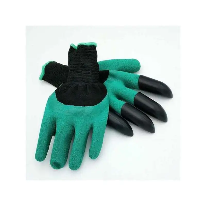 Gants de Jardinage avec griffes en caoutchouc et polyester - Totalcadeau