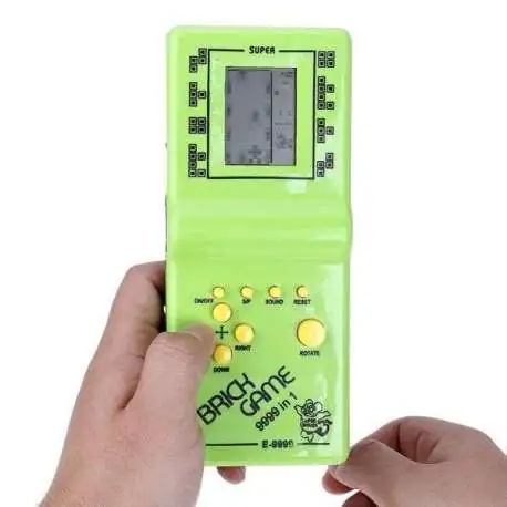 Console De Jeu Portable Tetris Classique, Jouet Pour Puzzle, Anti