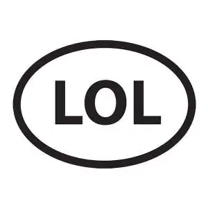 Magnet lol aimant Magnétique LOL pour frigo, voiture