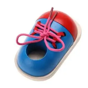 Chaussure pour apprendre à lacet les chaussures jeu Montessori