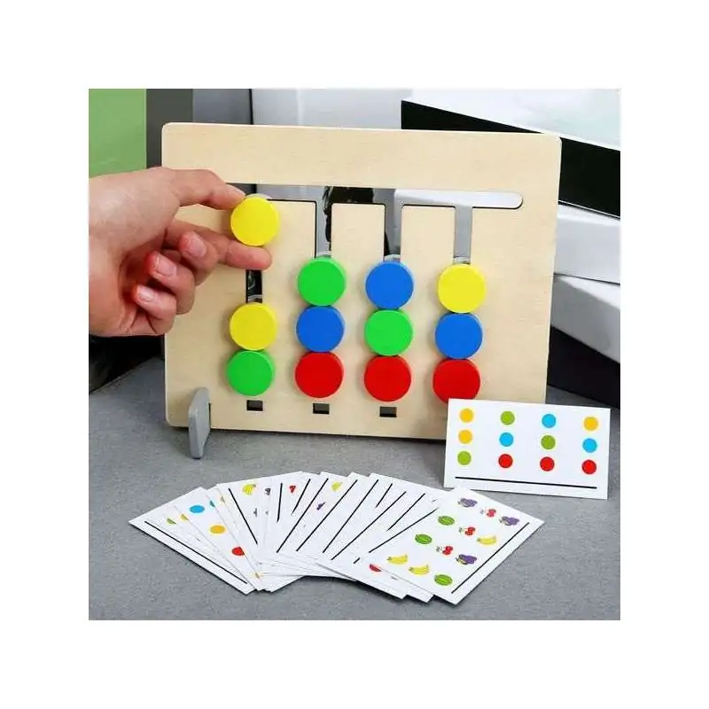 Jeu de reproduction et correspondance double face jeu Montessori