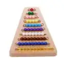 Escaliers de perles pour apprendre les mathématiques jeu Montessori