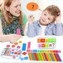 Coffret de cartons et de bâtonnets apprendre les maths jeu Montessori