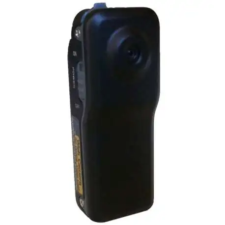 Petite caméra noire mat avec reconnaissance vocale fonction détectio