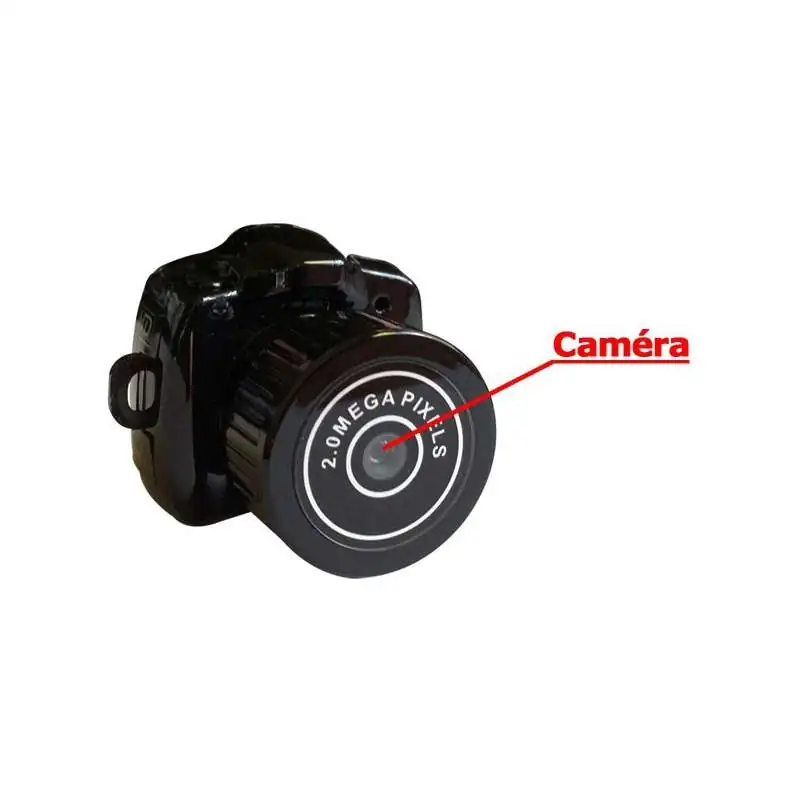 Mini appareil photo camera espion noir micro camera - Totalcadeau