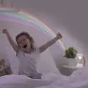 Veilleuse pour enfant nuage avec projection arc-en-ciel lampe