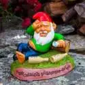 Nain de jardin bourré gnome ivre humour