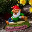 Nain de jardin bourré gnome ivre humour