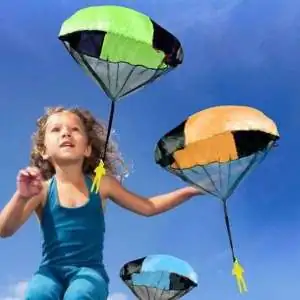 Bonhomme parachutiste jeu enfant