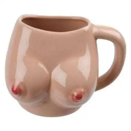 Tasse 3D en forme de seins poitrine mug boobs