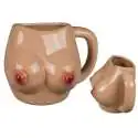 Tasse 3D en forme de seins poitrine mug boobs