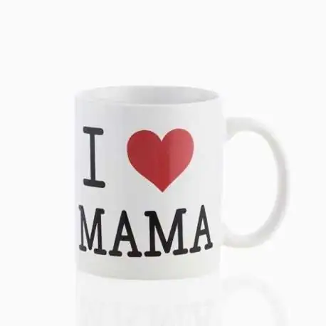 Tasse avec inscription I Love Mama mug dêtes des mères cadeau maman