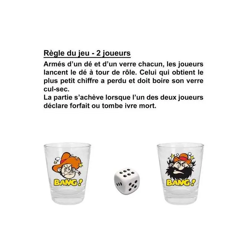 Jeu à Boire Shooter Duel - Jeu anneau lancé Jeu de Bataille alcool