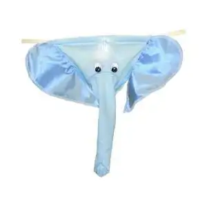 String tête d'éléphant avec sa trompe
