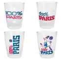 Verre shooter Paris ( lot de 4) shot 100% Paris