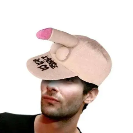 Casquette humoristique avec penis je ne pense qu'à ça