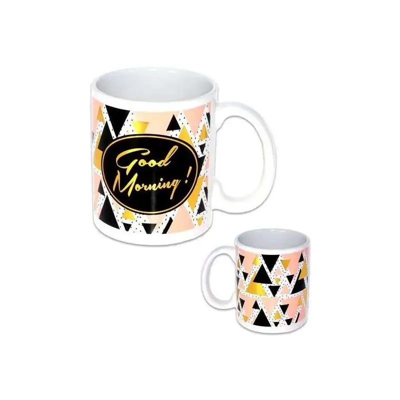 2 Mugs pour couple I Love You tasses cœur qui s'emboîtent - Totalcadeau