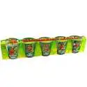 Verres shooter rasta (lot de 5) shot humoristique