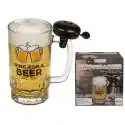 Chope de Bière avec Sonnette verre 500 ml