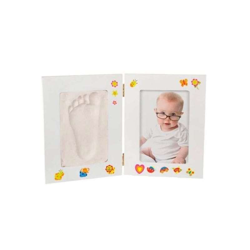 Cadre Photo Avec Kit De Moulage Pour Empreintes Bebe Totalcadeau Cadre Photo Avec Kit De Moulage Pour Empreintes Bebe Totalcadeau