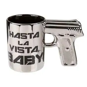 Tasse avec poignée Mug pistolet hasta la vista baby