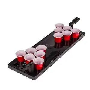 Jeu à boire mini beer pong avec 2 catapultes